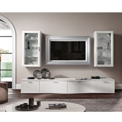 Composizione per la zona giorno modello Living mod.deco' di Gierre mobili in Offerta Outlet