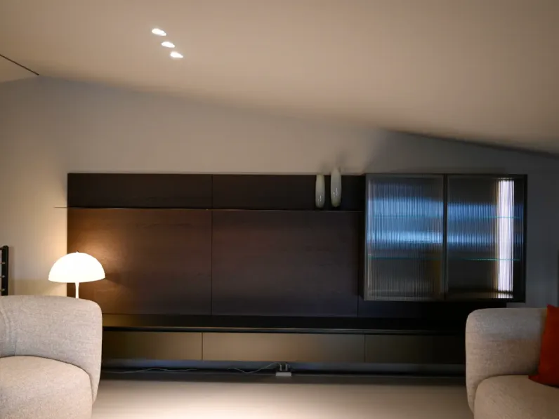 Soggiorno completo Living system di Novamobili in stile moderno in offerta