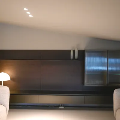 Soggiorno completo modello Living system di Novamobili in Offerta Outlet