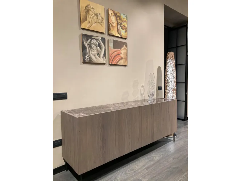 Soggiorno completo modello  madia nantes in stile moderno di Devina nais a PREZZI OUTLET  affrettati
