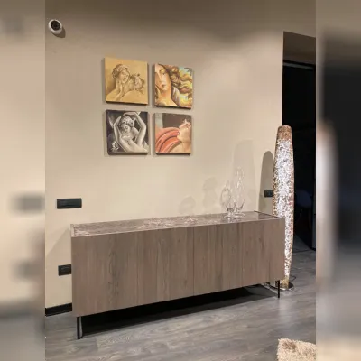 Soggiorno completo modello  madia nantes in stile moderno di Devina nais a PREZZI OUTLET  affrettati