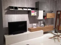 Soggiorno completo Marco di Collezione esclusiva in laccato opaco in Offerta Outlet