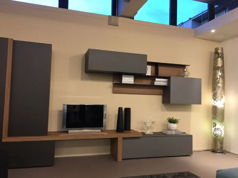 Composizione per il soggiorno modello Atlante di Tomasella in Offerta Outlet