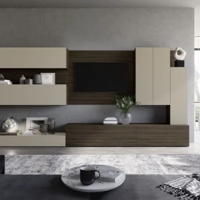 Soggiorno completo modello Composizione-living modello ingrid di s75 in promo-sconto del 50% in stile moderno di S75 a PREZZI OUTLET