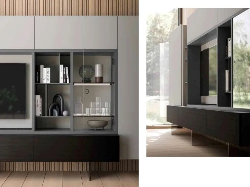 Soggiorno completo Day * di Orme in stile design con forte sconto
