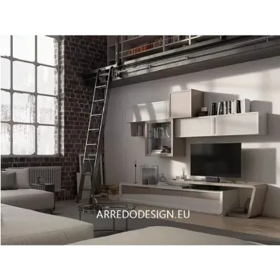 Soggiorno completo Desi * di Fasolin in stile moderno a prezzi outlet