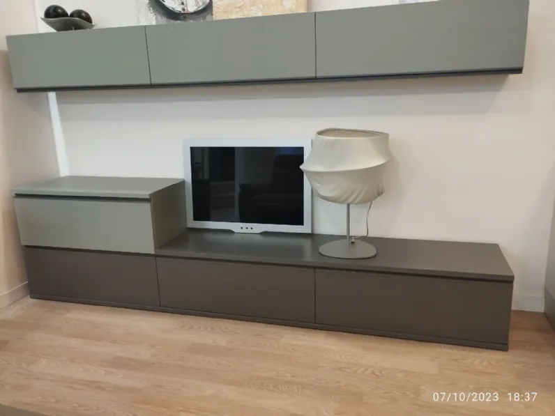 Soggiorno completo Golf di Colombini casa in laminato opaco in Offerta Outlet