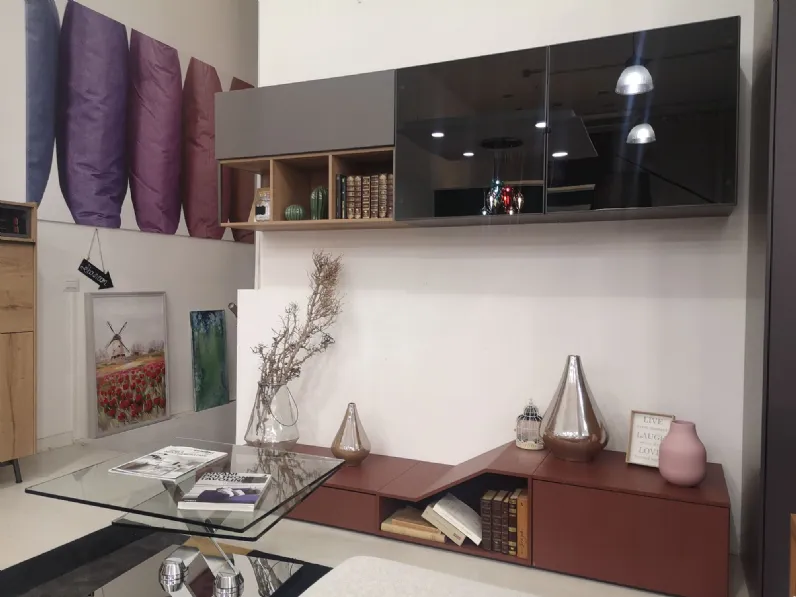Soggiorno completo modello Idea living di Mab a prezzo Outlet