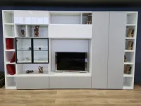 Soggiorno completo modello Kristal in stile moderno di Abitare mobilstella a PREZZI OUTLET 