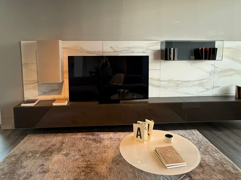 Soggiorno completo Lago parete tv 36e8 di Lago in stile design a prezzi convenienti