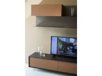 Soggiorno completo Lampo di Sangiacomo in laccato opaco a prezzo scontato