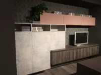 Soggiorno completo Living di Arrex in melamminico a prezzo scontato