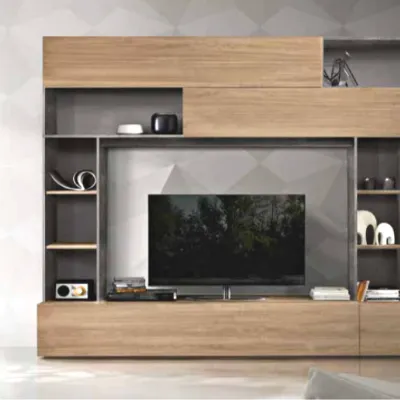 Soggiorno completo modello Livorno di Md work in Offerta Outlet