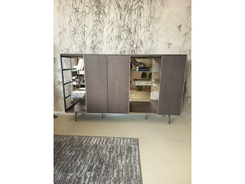 Soggiorno completo modello Logos in stile design di Molteni & c a PREZZI OUTLET 