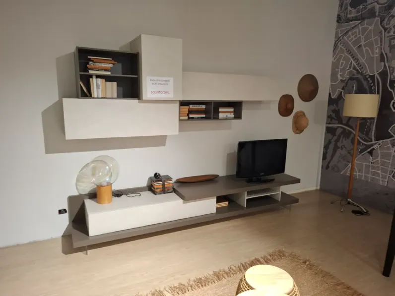 Soggiorno completo modello Mobile soggiorno sangiacomo di Sangiacomo a prezzo Outlet