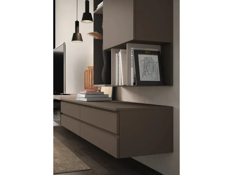 Soggiorno completo modello Momenti di Febal in Offerta Outlet