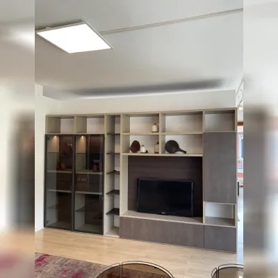 Soggiorno completo My space di Alf da fre in laminato materico in Offerta Outlet