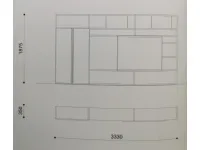 Composizione per il soggiorno modello Orme day 124 di Orme a prezzo scontato