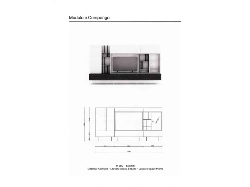 Soggiorno completo Orme day 13 di Orme in stile moderno a prezzi convenienti