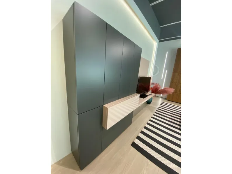 Soggiorno completo modello Parete living  day 12 di Alf da fre in Offerta Outlet