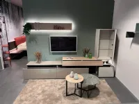 Soggiorno completo Ring di Tomasella in laminato opaco in Offerta Outlet