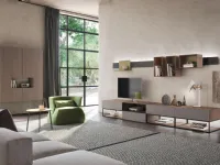 Soggiorno completo modello Sala919 di Mobilgam a prezzo scontato