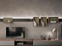 Soggiorno completo modello Sala919 di Mobilgam a prezzo scontato