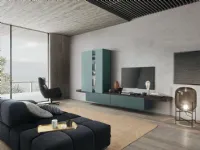 Soggiorno completo Sala921 di Mobilgam in stile design in offerta