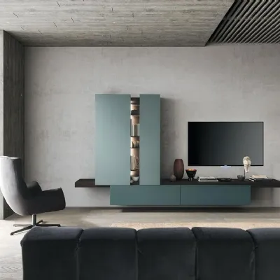 Soggiorno completo Sala921 di Mobilgam in stile design in offerta