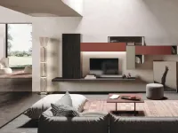 Soggiorno completo Sala926 di Mobilgam in stile design con forte sconto