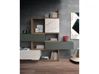 Composizione per il living modello Sala931 di Mobilgam a prezzo scontato