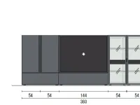 Soggiorno completo modello Skt34 di Tomasella a prezzo scontato