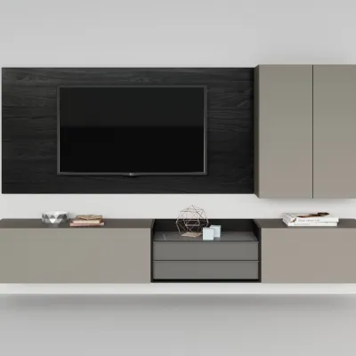 Soggiorno completo modello Skyline  in stile design di Astor mobili a PREZZI OUTLET