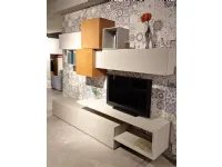 Composizione per il living modello Soggiorno argilla e malta mattone di Mercantini a prezzo scontato