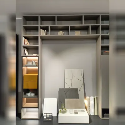 Soggiorno completo modello Spazioteca di Pianca in Offerta Outlet
