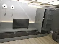 Soggiorno completo Square di Tomasella in laminato materico a prezzo scontato