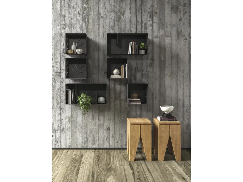 Composizione per il soggiorno modello Tree di Mobilia web in Offerta Outlet