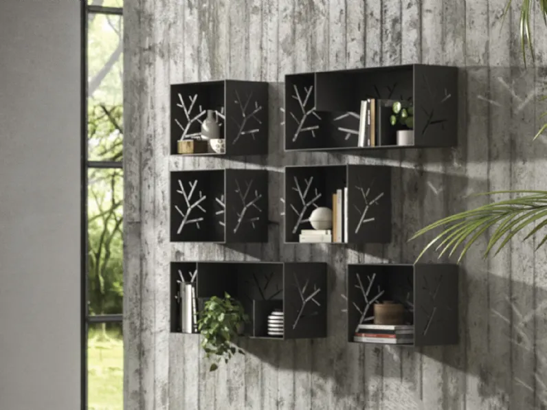 Composizione per il soggiorno modello Tree di Mobilia web in Offerta Outlet