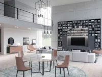 Soggiorno completo modello Vania in stile design di Artigianale a PREZZI OUTLET  approfittane ora!