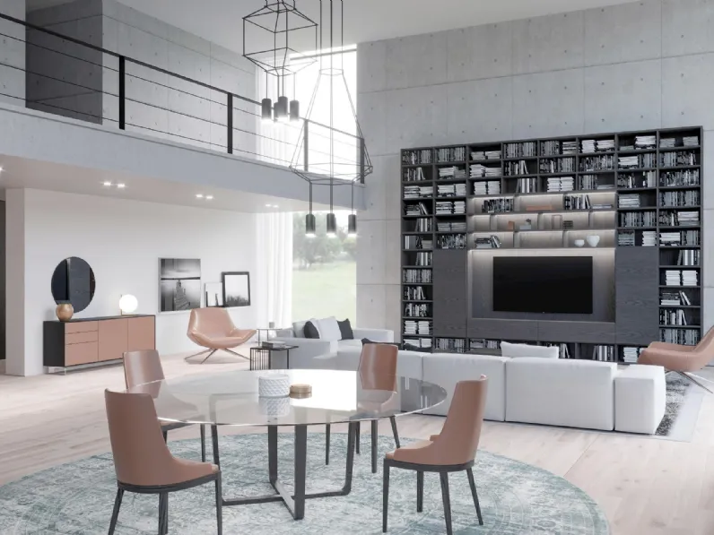 Soggiorno completo modello Vania in stile design di Artigianale a PREZZI OUTLET  approfittane ora!