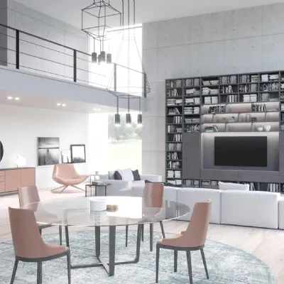 Soggiorno completo modello Vania in stile design di Artigianale a PREZZI OUTLET  approfittane ora!