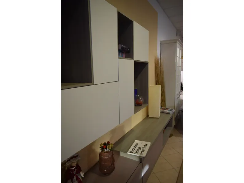 Soggiorno completo Modulo di Orme in laminato opaco a prezzo scontato