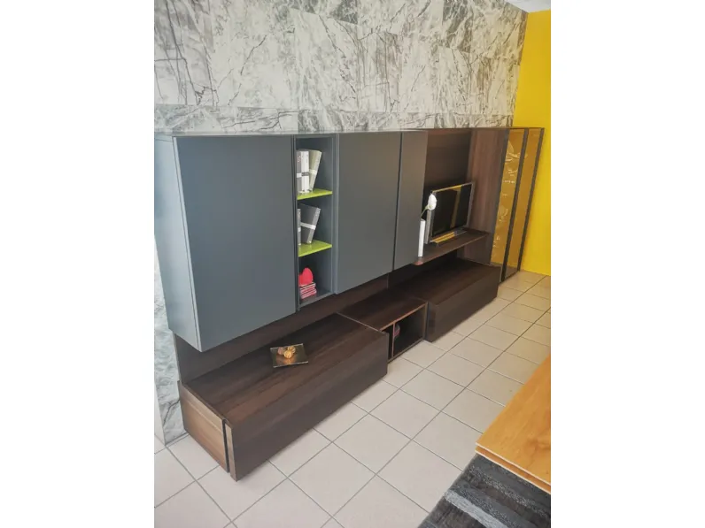 Composizione per il living modello Moove di Zanette a prezzo Outlet
