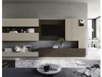Soggiorno completo Noemi di Artigianale in stile design a prezzi outlet