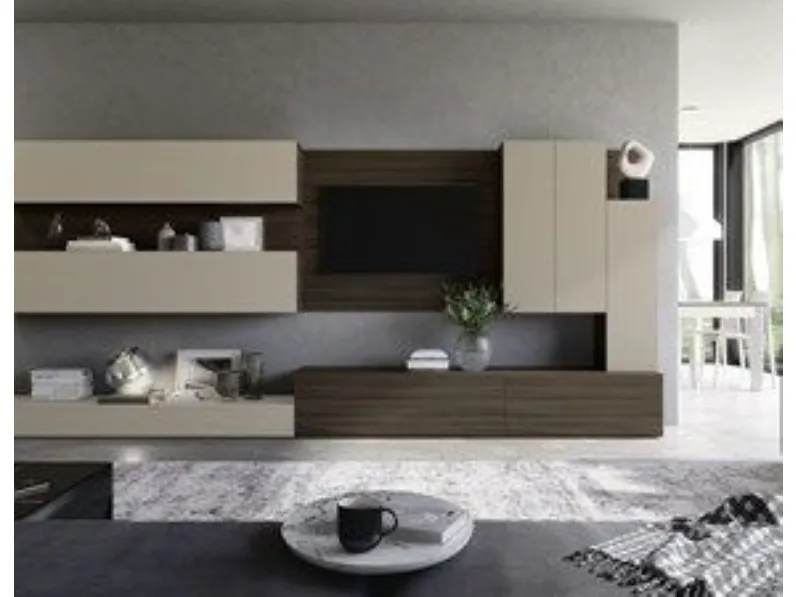 Soggiorno completo Noemi di Artigianale in stile design a prezzi outlet