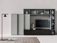 Composizione per il living modello Orme day 123 di Orme in Offerta Outlet