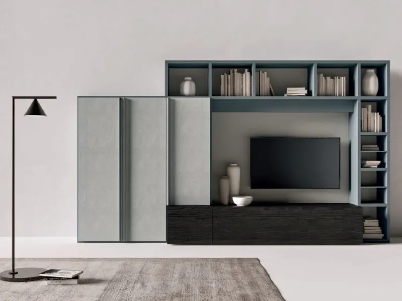 Composizione per il living modello Orme day 123 di Orme in Offerta Outlet