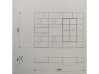 Soggiorno completo Orme day 129 di Orme in laminato materico a prezzo Outlet