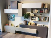 Soggiorno completo People di Pianca in laccato opaco a prezzo Outlet