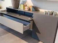 Soggiorno completo People di Pianca in laccato opaco a prezzo Outlet
